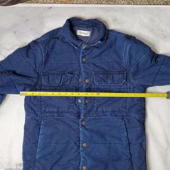 Madewell Quilted Indigo Shirt Jacket - Picture 6 of 7